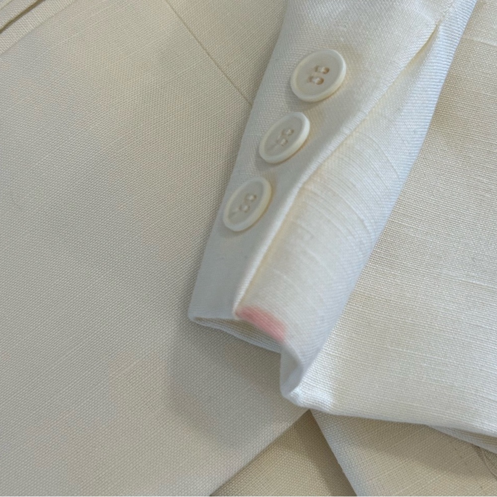 Evan Picone Cream Blazer & Skirt Set Size 10 - Picture 4 of 10